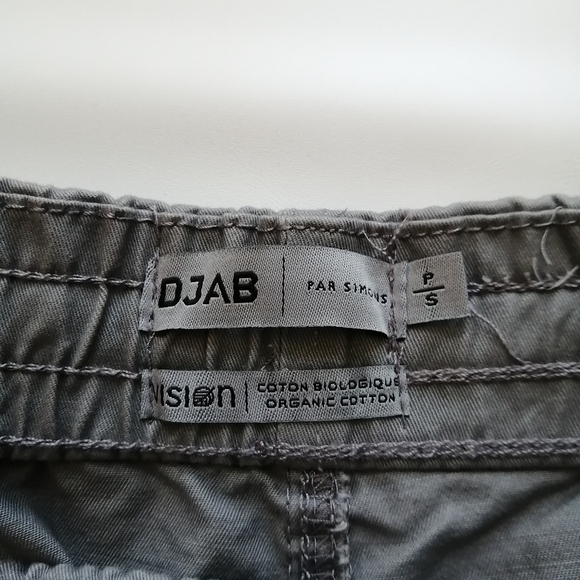 Djab Stretch Twill Pull-On Grey Shorts Small NWT - Picture 6 of 7